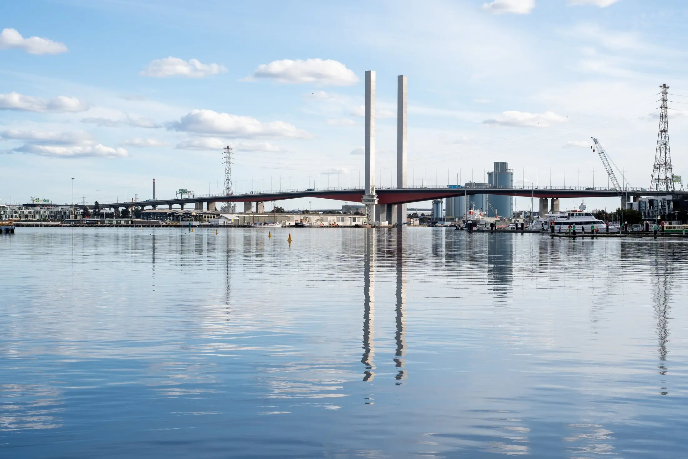 Bolte Bridge spanning the Yarra River in Melbourne, Australia
